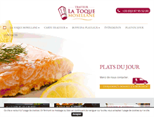 Tablet Screenshot of latoque-traiteur.fr